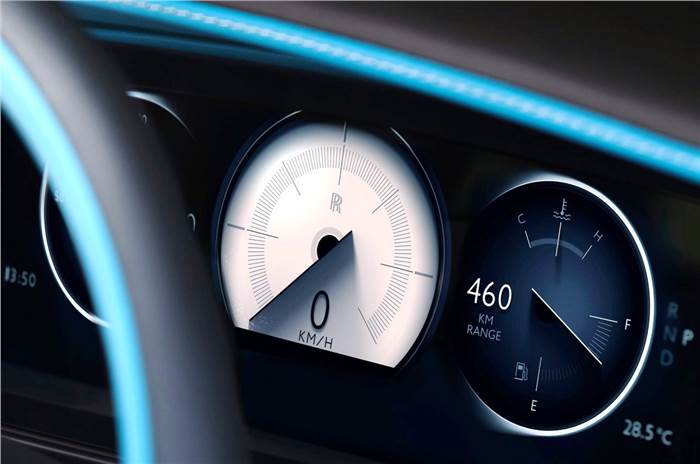 Rolls Royce Ghost facelift instrument cluster